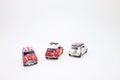 a scale of toy car of Mini Cooper Royalty Free Stock Photo