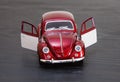 Scale toy model VW Volkswagen Beetle Royalty Free Stock Photo