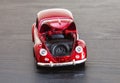 Scale toy model VW Volkswagen Beetle Royalty Free Stock Photo