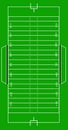 Scale Vector American Football Pitch Royalty Free Stock Photo