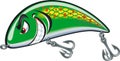 Funny cartoon style fishing lure tackle