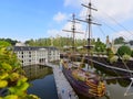 Scaled replica of The Amsterdam (VOC ship), an 18th century cargo ship