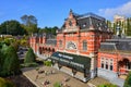 Scaled replica of Groningen railway station at Madurodam minature park