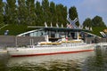 Scaled replica of the SS Rotterdam retired cruise ship