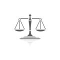 Scales of justice icon