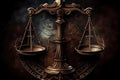 scales of justice, with the side holding the heavier weight on top