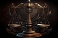 scales of justice, with the side holding the heavier weight on top