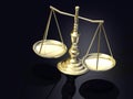 Scales of Justitia Royalty Free Stock Photo