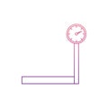 scales for suitcasesicon in Nolan style. One of web collection icon can be used for UI, UX Royalty Free Stock Photo