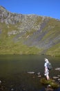 Scales Tarn, Sharp Edge, Blencathra, Lake District Royalty Free Stock Photo