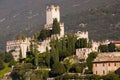 Scalieri Castle in Malcesine on Lake Garda Italy