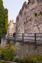 Scalieri Castle at Malcesine on Lake Garda in Northern Italy Royalty Free Stock Photo