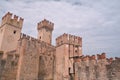 Scaliger Castle, Sirmione, Italy. The Scaliger castle of Sirmione is a fortress from the Scaliger era Royalty Free Stock Photo