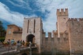 Scaliger Castle, Sirmione, Italy. The Scaliger castle of Sirmione is a fortress from the Scaliger era Royalty Free Stock Photo