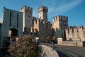 Scaliger Castle, Sirmione, Italy. The Scaliger castle of Sirmione is a fortress from the Scaliger era Royalty Free Stock Photo