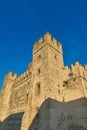 Scaliger Castle in Sirmione,Lago di Garda in Italy,Old Castle in the city Sirmione Royalty Free Stock Photo