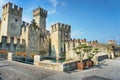 Scaligero Castle in Sirmione, Italy Royalty Free Stock Photo