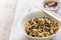 Scallion oil noodles, Chinese Shanghai food