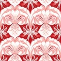 scallop pattern a pattern featuring scallop shaped mo Royalty Free Stock Photo