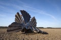 'Scallop' Sculpture on Aldeburgh Beach, Suffolk, England