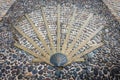 Scallop shell ,Symbol for The way of saint James or compostelle, Nasbinals , Lozere , France