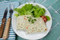 Scallop terrine and fish Royalty Free Stock Photo