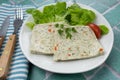 Scallop terrine and fish Royalty Free Stock Photo