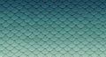 Scalloped pattern with a gradient of teal shades covering the surface. The pattern Royalty Free Stock Photo