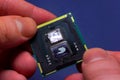 Scalp computer processor. a thermally conductive layer replacement