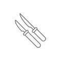 Scalpel, tool icon. Element of medicine icon. Thin line icon