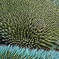 A scaly and prickly texture with hedgehog spines and iguana skin2, Generative AI