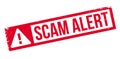 Scam Alert rubber stamp