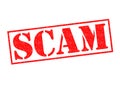 SCAM Rubber Stamp Royalty Free Stock Photo