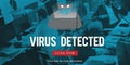 Scam Virus Spyware Malware Antivirus Concept