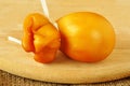 Scamorza, typical italian soft cheese Royalty Free Stock Photo