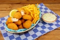 Scampi And French Fries Meal