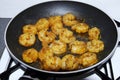 Scampi Shrimp in pan