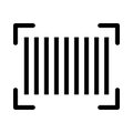 Scan vector thin line icon Royalty Free Stock Photo