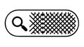 Scan Search Bar: Crosshatch Patterned Input Field, vector design Generative AI Royalty Free Stock Photo