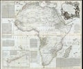 Scan of 18th to 19th-century vintage map in a textbook