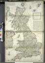 Scan of 18th to 19th-century vintage map in a textbook