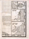 Scan of 18th to 19th-century vintage map in a textbook