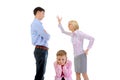 Scandal in the family Royalty Free Stock Photo