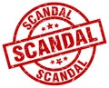 scandal stamp Royalty Free Stock Photo