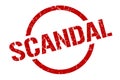 scandal stamp Royalty Free Stock Photo