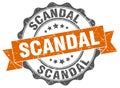 scandal seal. stamp