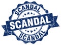 scandal seal. stamp