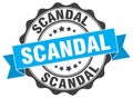 scandal seal. stamp