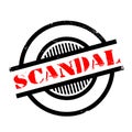 Scandal rubber stamp Royalty Free Stock Photo