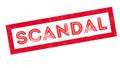 Scandal rubber stamp Royalty Free Stock Photo